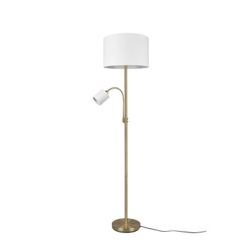 Trio Hotel sárgaréz-fehér állólámpa (TRI-403900208) E27+E14 2 izzós IP20