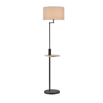 Trio Claas fekete-szürke állólámpa (TRI-400400132) E27 1 izzós IP20