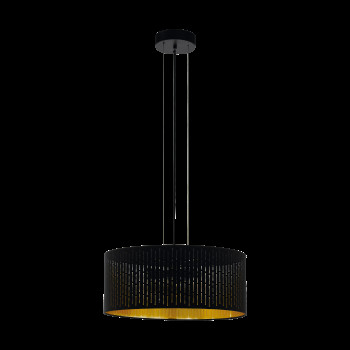 EGLO VARILLAS arany-fekete függesztett lámpa (EG-98313) E27 3 izzós IP20