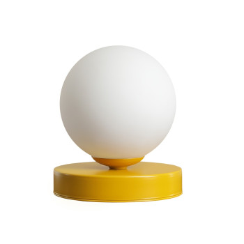 Aldex Ball bézs-fehér asztali lámpa (ALD-1076B14_S) E14 1 izzós IP20