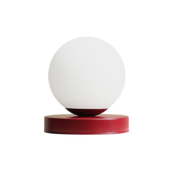 Aldex Ball bézs-fehér asztali lámpa (ALD-1076B15_S) E14 1 izzós IP20