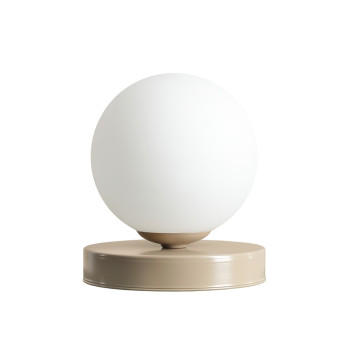 Aldex Ball bézs-fehér asztali lámpa (ALD-1076B17_S) E14 1 izzós IP20