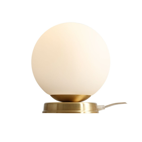 Aldex Ball sárgaréz-fehér asztali lámpa (ALD-1076B40_M) E27 1 izzós IP20