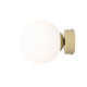 Aldex Ball bézs-fehér fali lámpa (ALD-1076C12_S) E14 1 izzós IP20