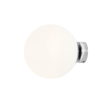 Aldex Ball króm-fehér fali lámpa (ALD-1076C4_M) E27 1 izzós IP20
