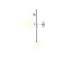 Aldex Dione króm-fehér falikar (ALD-1092Y4) 2xE14+E27 3 izzós IP20