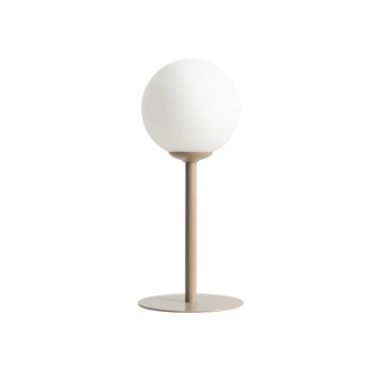 Aldex Pinne bézs-fehér asztali lámpa (ALD-1080B17) E14 1 izzós IP20
