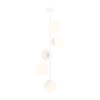 Aldex White Pearl fehér mennyezeti lámpa (ALD-1094PL_F) E14 5 izzós IP20