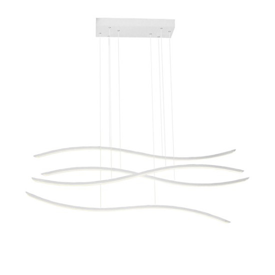 Azzardo Waves fehér LED függesztett lámpa  (AZ-2913) LED 1 izzós IP20
