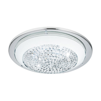 EGLO ACOLLA króm-fehér-átlátszó LED fali lámpa/mennyezeti lámpa (EG-95639) LED 3 izzós IP20