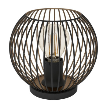 Eglo Almanzora fekete-réz asztali lámpa (EG-901872) E27 1 izzós IP20