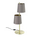 EGLO ALMEIDA 2 sárga-cappucino asztali lámpa  (EG-99611) E27 2 izzós IP20