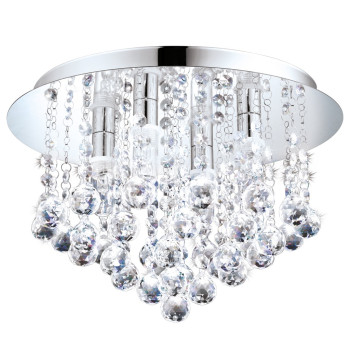 Eglo ALMONTE króm fürdőszobai LED mennyezeti lámpa (EG-94878) G9 4 izzós IP44