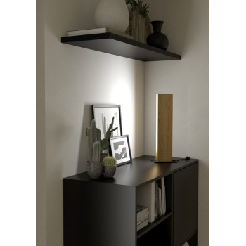 EGLO ANCHORENA-Z fekete-barna LED asztali lámpa (EG-900391) LED 1 izzós IP20