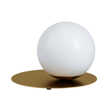 Eglo Arenales fehér-sárgaréz asztali lámpa (EGL-39954) E27 1 izzós IP20