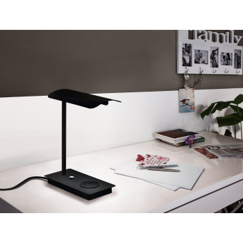 EGLO ARENAZA fekete LED asztali lámpa (EG-99829) LED 1 izzós IP20
