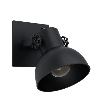 EGLO BARNSTAPLE 1 fekete spot fali lámpa (EG-43431) E27 1 izzós IP20
