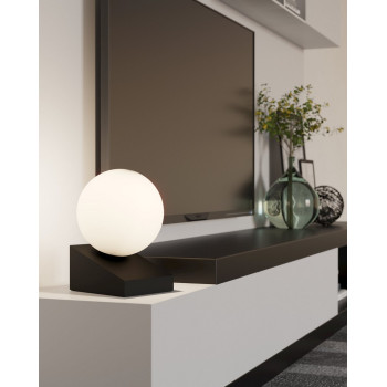 EGLO BILBANA fekete - fehér LED asztali lámpa (EG-900358) E14 1 izzós IP20
