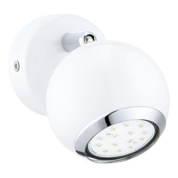 EGLO BIMEDA fehér - króm LED spot lámpa (EG-31001) GU10 1 izzós IP20