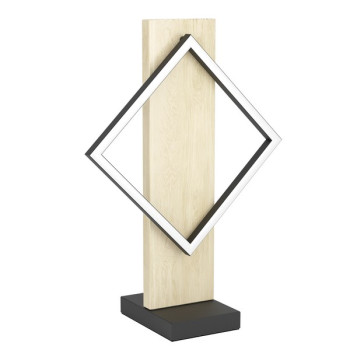 Eglo Boyal fekete-natúr LED asztali lámpa (EG-901932) LED 1 izzós IP20