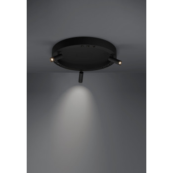 Eglo Bruscoli fekete LED mennyezeti lámpa (EG-390052) LED 2 izzós IP20