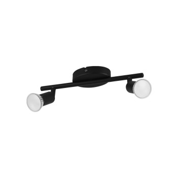 EGLO BUZZ-LED fekete LED spot lámpa (EG-32429) GU10 2 izzós IP20