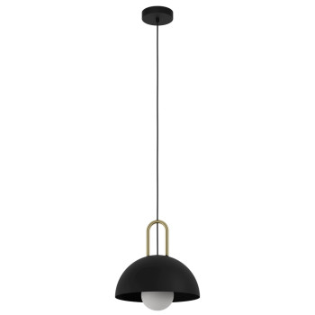 EGLO CALMANERA fekete-sárgaréz függesztett lámpa (EG-99693) E27 1 izzós IP20