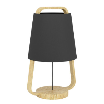Eglo Camaloza fekete-barna asztali lámpa (EG-390187) E27 1 izzós IP20