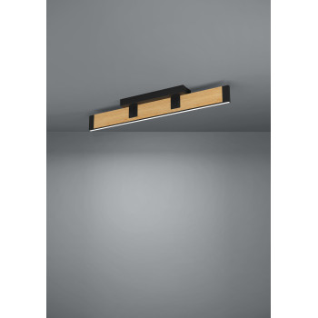 Eglo Caminarro fekete-barna LED mennyezeti lámpa (EG-390224) LED 1 izzós IP20