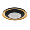 EGLO CANICOSA 2 fekete-arany-átlátszó LED fali lámpa/mennyezeti lámpa (EG-98527) LED 1 izzós IP20