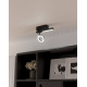 EGLO CARDILLIO 2 fekete - szatinált LED spot lámpa (EG-900513) LED 2 izzós IP20