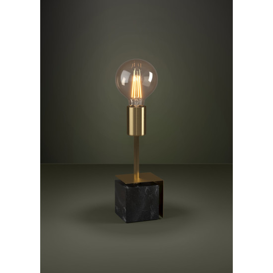 Eglo Carmita fekete-sárgaréz asztali lámpa (EGL-390168) E27 1 izzós IP20