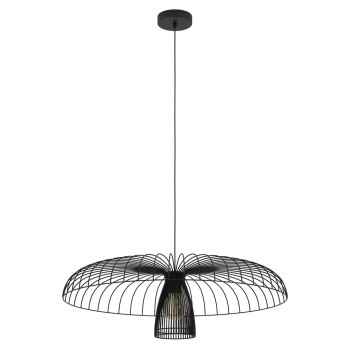 Eglo Champerico fekete függesztett lámpa (EG-390216) E27 1 izzós IP20