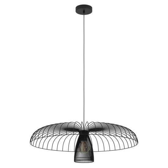 Eglo Champerico fekete függesztett lámpa (EG-390216) E27 1 izzós IP20