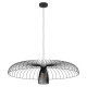 Eglo Champerico fekete függesztett lámpa (EG-390217) E27 1 izzós IP20