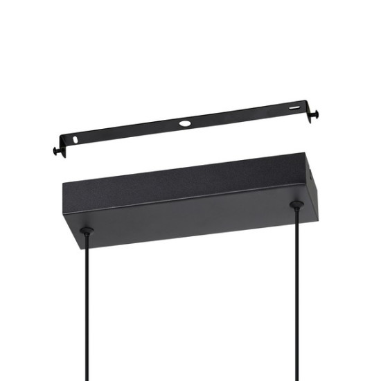 Eglo Conaprato fekete-sárgaréz LED függesztett lámpa (EG-902135) LED 1 izzós IP20