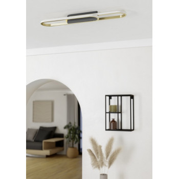 Eglo Conivarena fekete-arany LED mennyezeti lámpa (EG-902159) LED 1 izzós IP20