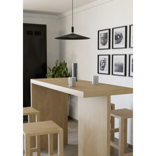 Eglo Conomavilla-Z fekete LED függesztett lámpa (EG-902183) LED 1 izzós IP20