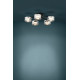 Eglo Copillos fekete-átlátszó LED mennyezeti lámpa (EG-39874) LED 5 izzós IP20