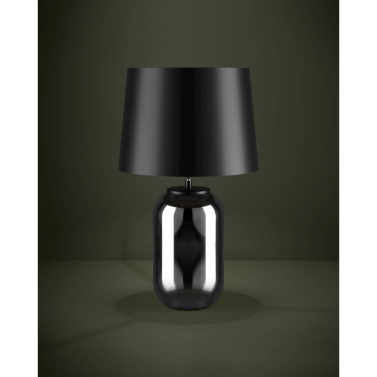Eglo Cuite fekete asztali lámpa (EG-390063) E27 1 izzós IP20