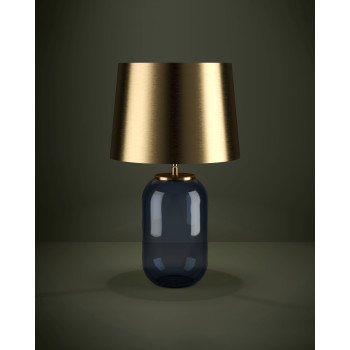 Eglo Cuite kék-sárgaréz asztali lámpa (EG-390064) E27 1 izzós IP20