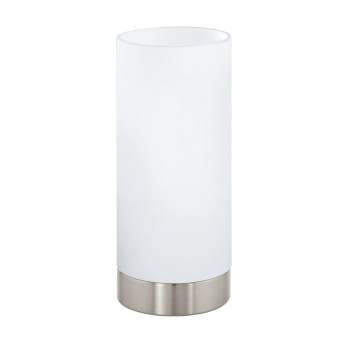 EGLO DAMASCO 1 matt nikkel - fehér asztali lámpa (EG-95775) E27 1 izzós IP20