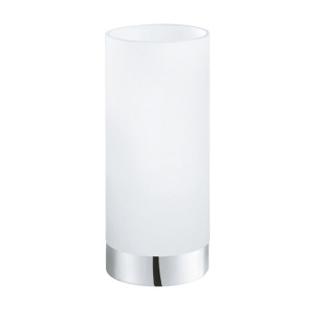 EGLO DAMASCO 1 króm - fehér asztali lámpa (EG-95776) E27 1 izzós IP20