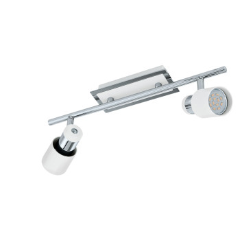 EGLO DAVIDA króm - fehér LED spot lámpa (EG-92085) GU10 2 izzós IP20