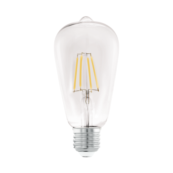 Eglo E27 LED izzó 7W 2700 Kelvin-60W-ot kiváltó átlátszó filament LED izzó (EG-110012) E27