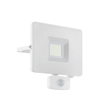 Eglo Faedo 3 fehér-átlátszó LED mozgásérzékelős kültéri fali lámpa (EG-33158) LED 1 izzós IP44
