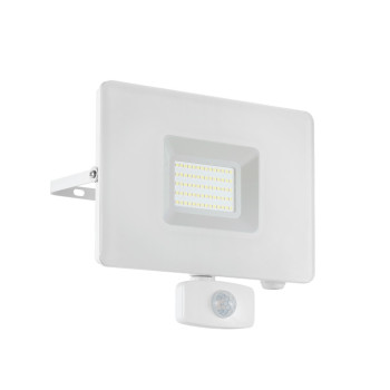 Eglo Faedo 3 fehér-átlátszó LED mozgásérzékelős kültéri fali lámpa (EG-33159) LED 1 izzós IP44