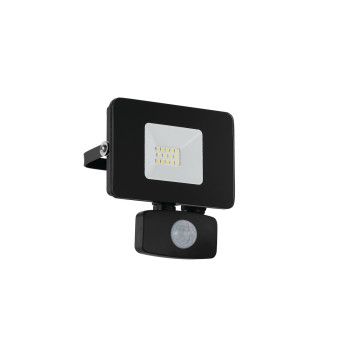 Eglo Faedo 3 fekete-átlátszó LED mozgásérzékelős kültéri fali lámpa (EG-97459) LED 1 izzós IP44