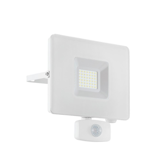 Eglo Faedo 3 fehér-átlátszó LED mozgásérzékelős kültéri fali lámpa (EGL-33158) LED 1 izzós IP44