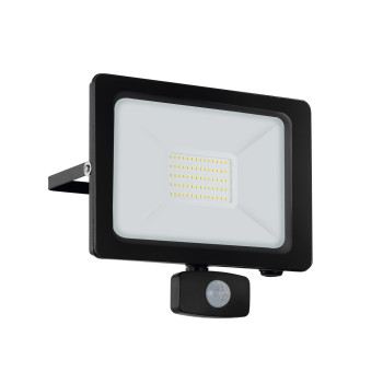 Eglo Faedo 3 fekete-átlátszó LED mozgásérzékelős kültéri fali lámpa (EGL-900257) LED 1 izzós IP44
